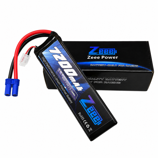 ZEEE 2S Lipo Battery 7200mAh 80C 7.4V