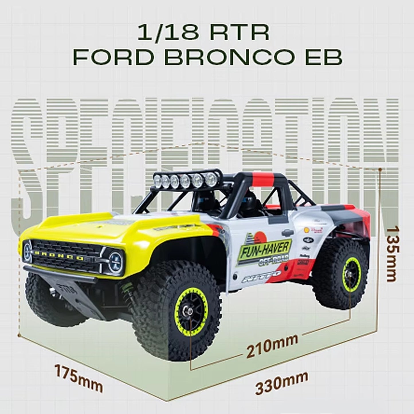 FMS FORD BRONCO 1/18 Brushless RTR