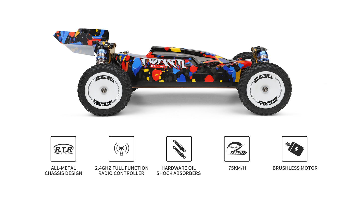 WLtoys 124007 Brushless 1/12 High Speed 4WD Off-Road Buggy RTR