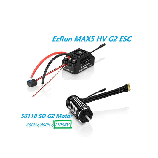 Hobbywing EZRUN MAX5 HV G2 1100KV 250A Combo SET