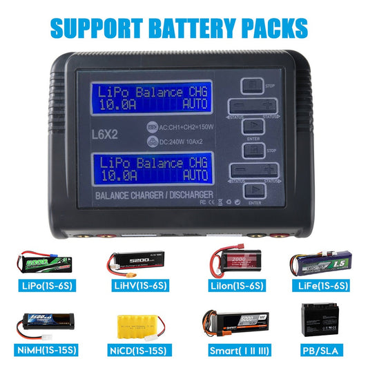 C240 LIPO Battery Charger L6X2