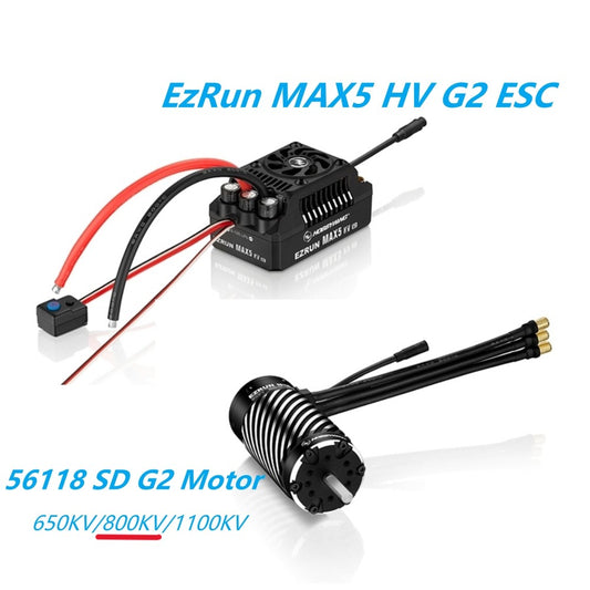 Hobbywing EZRUN MAX5 HV G2 800KV 250A Combo SET