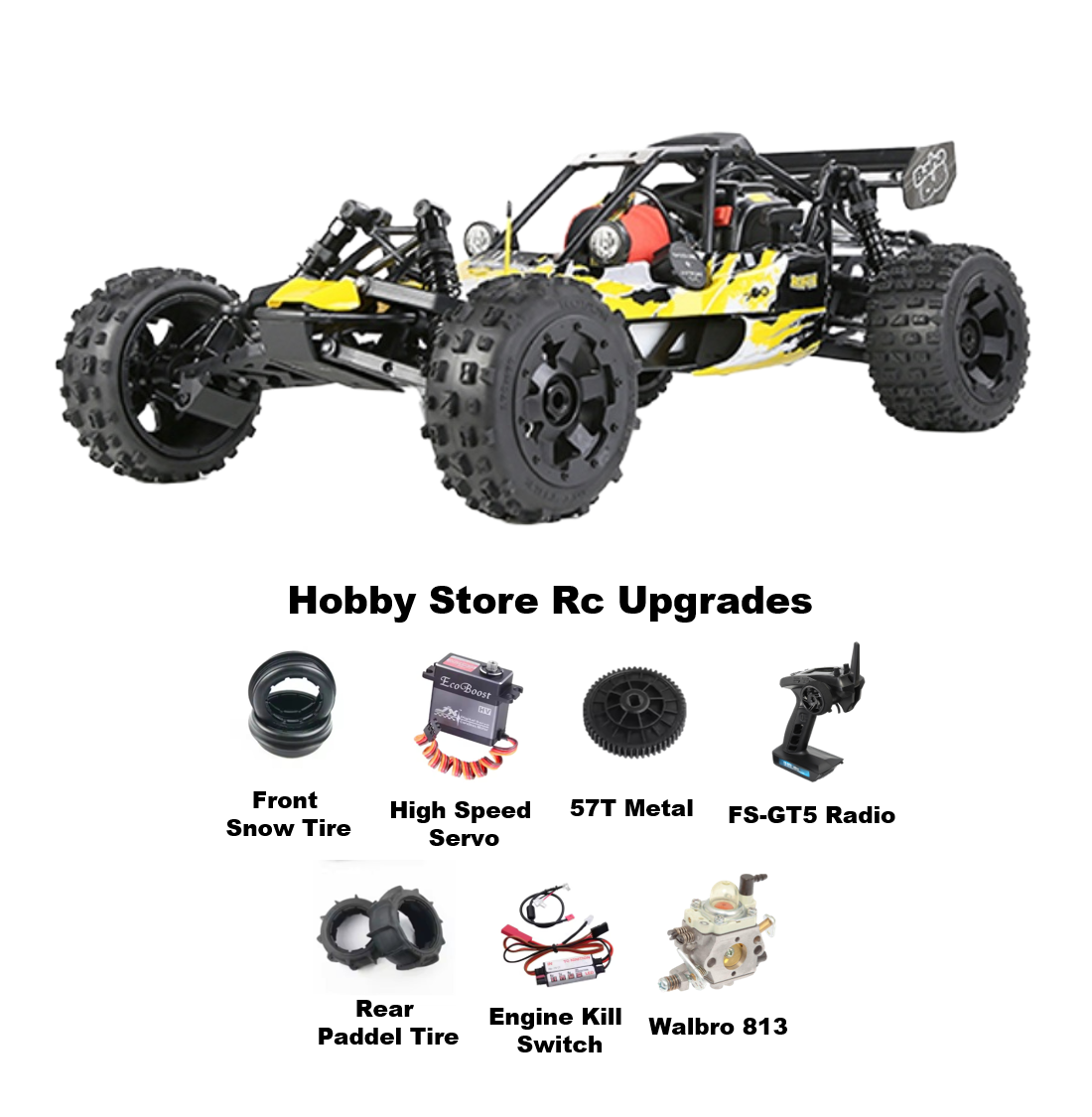 Baja 5B 29cc Buggy Upgraded By Hobby Store RC
